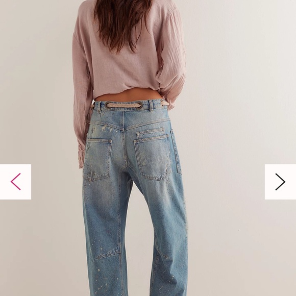 We The Free Moxie Pull-On Barrel Jeans - Picture 2 of 4